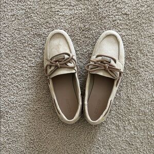 Old Navy Beige Loafers with Tan Laces-Never Worn!
